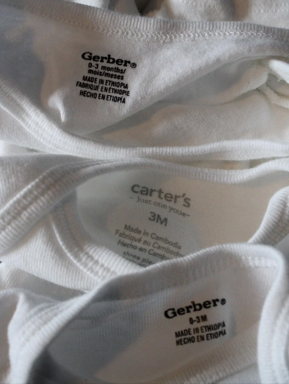 5-Piece Baby 0-3M Onesie & Sleeper Bundle Old Navy Carter’s Gerber